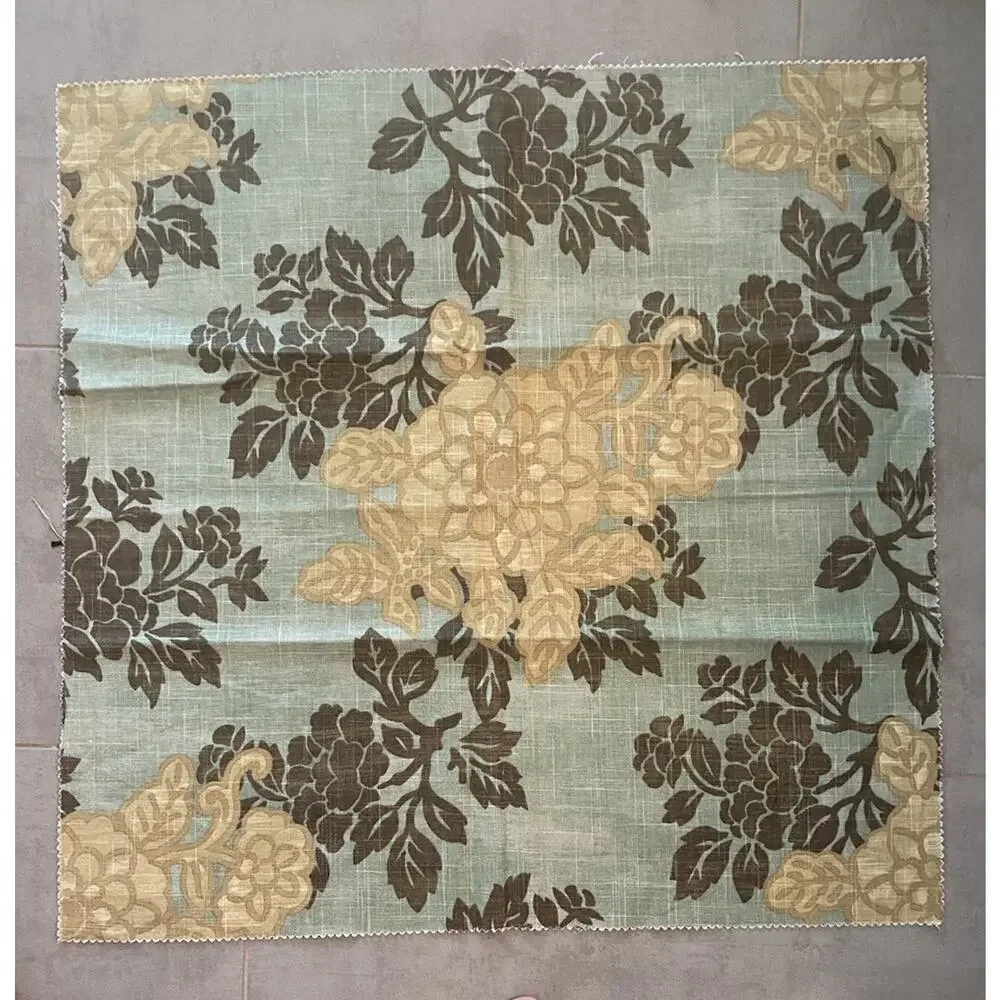 Robert Allen Belle Crest, Brunschwig Fils Comte Strie Linen Blend Fabric Samples